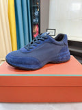 Loro Piana Blue Lace-Up Sneakers — hero