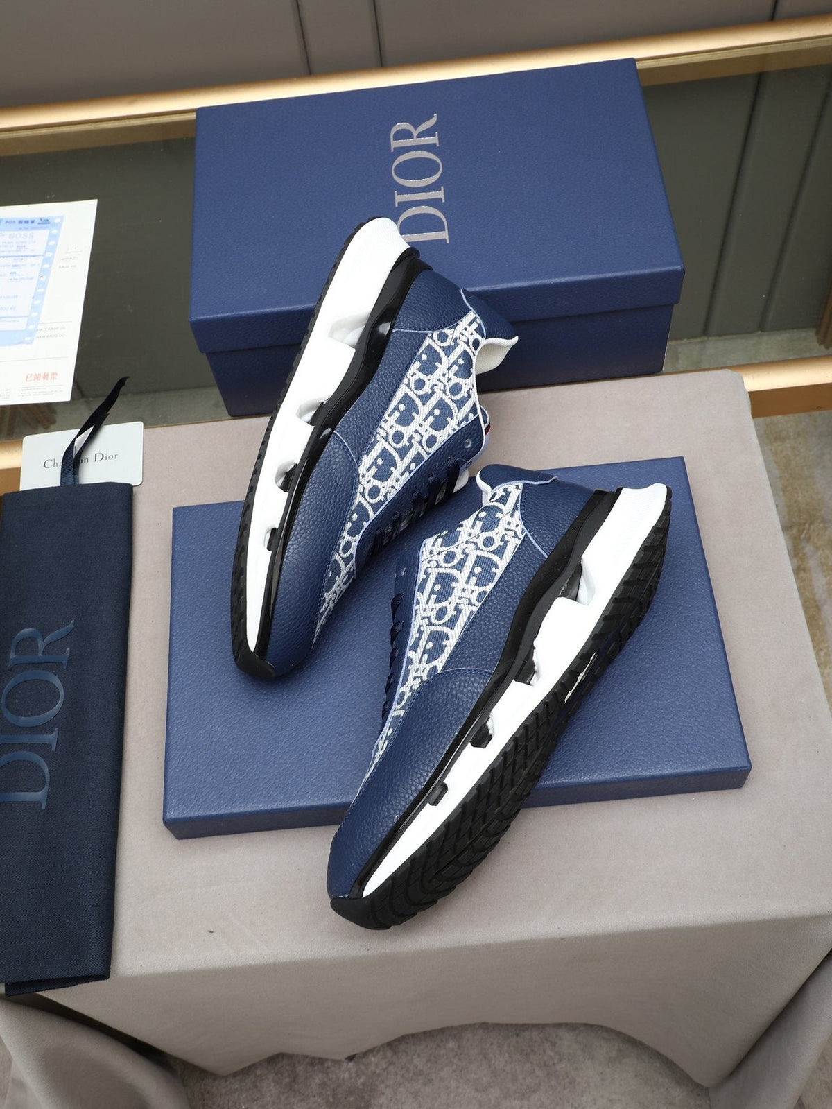 Dior Oblique Low-Top Sneakers — front