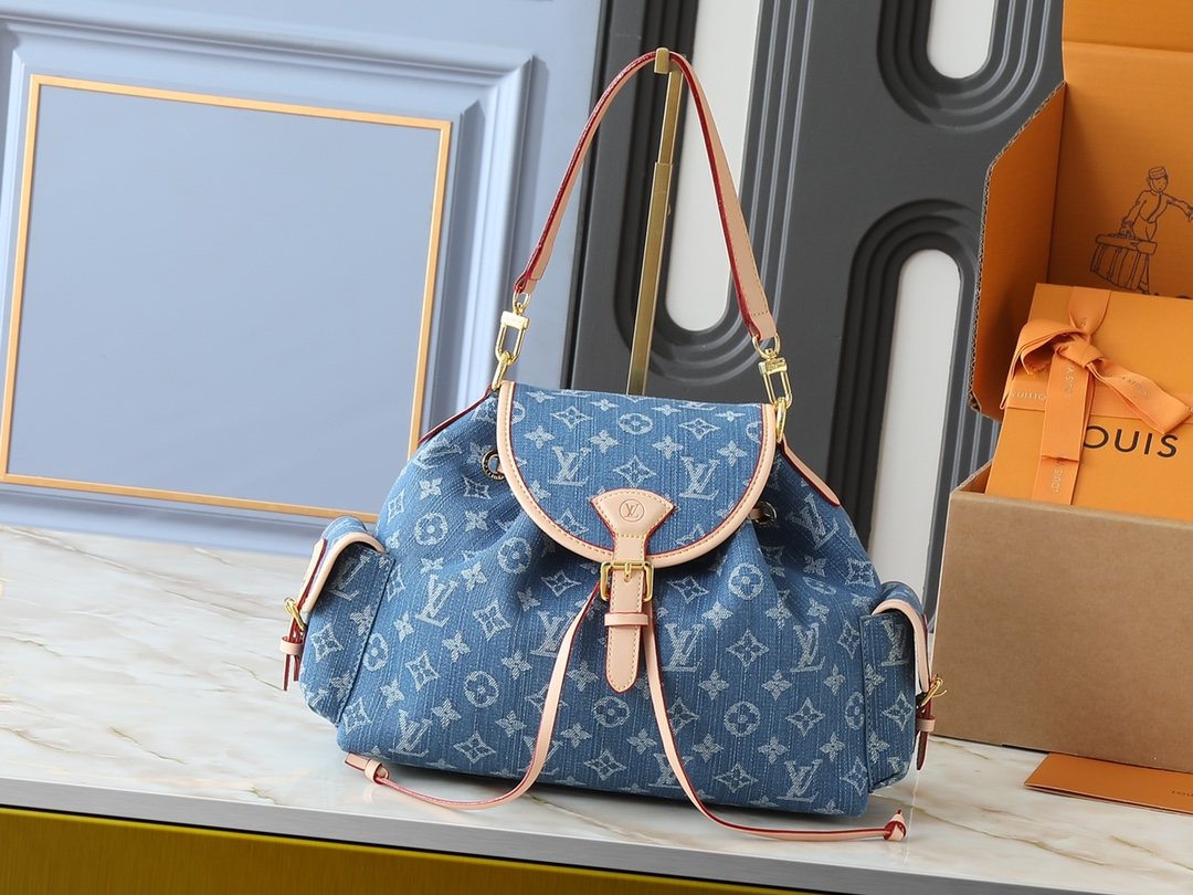Louis Vuitton Odyssée Backpack Handbag — front