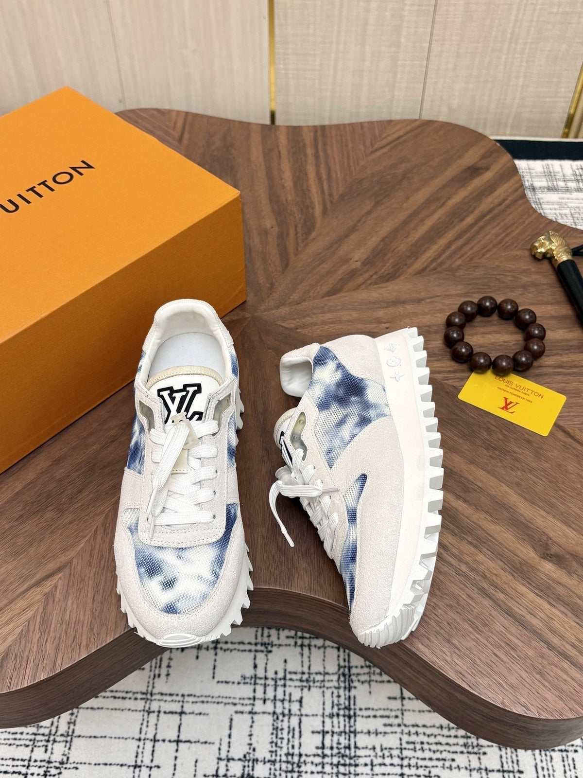 Louis Vuitton Cloud Panel Low-Top Sneakers — front