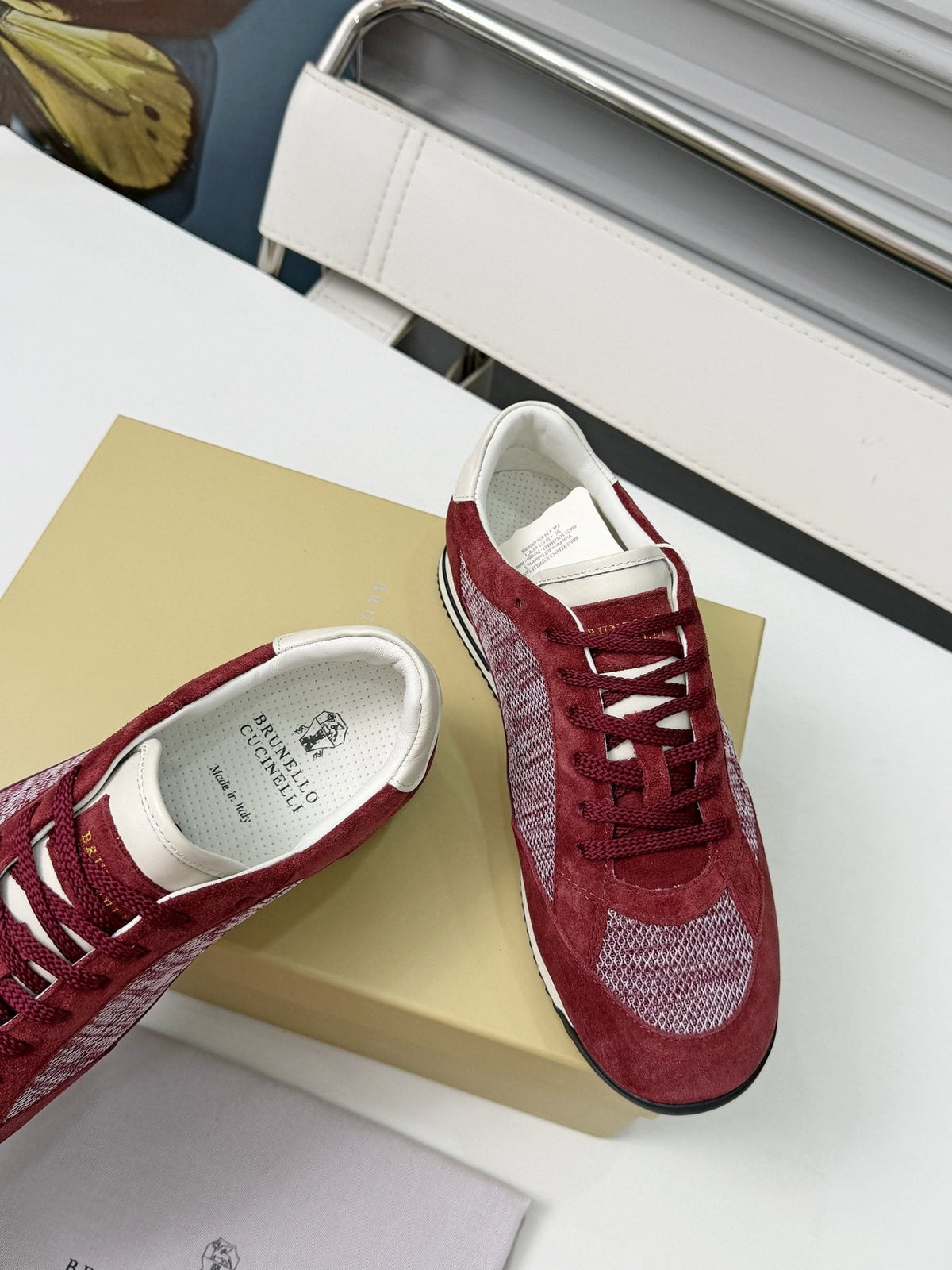 Brunello Cucinelli Low-Top Lace-Up Sneakers — front