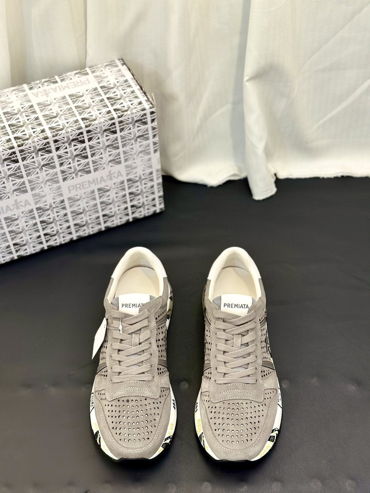 PREMIATA Panel Low-Top Sneakers — front