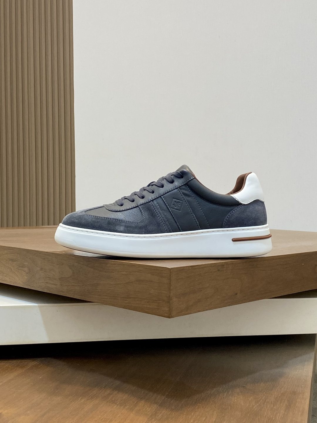 Loro Piana Paneled Low-Top Sneakers — front