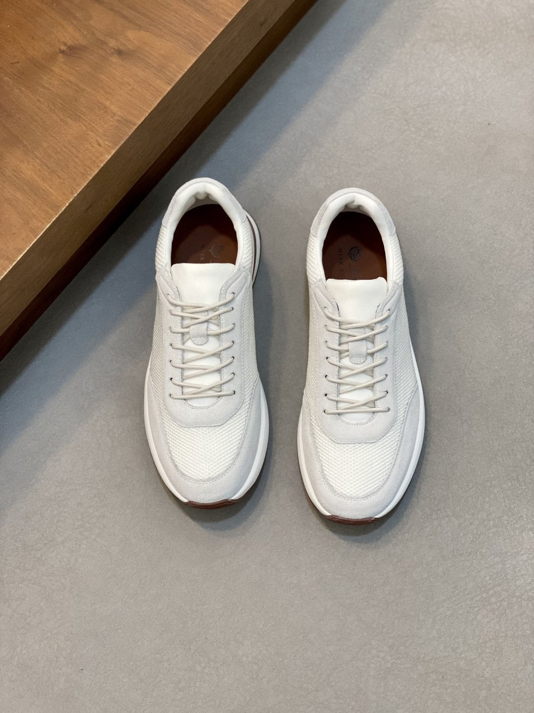 Loro Piana Men's Lace-Up Sneakers — front