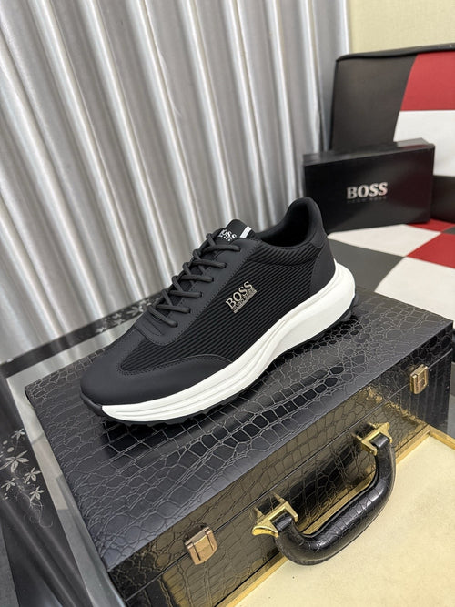 BOSS Knit-Look Low-Top Sneakers — hero