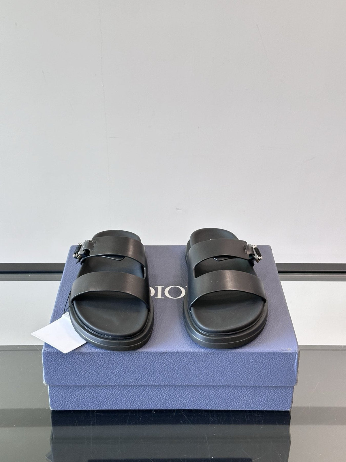 Dior Aqua Men's Slide Sandals — front