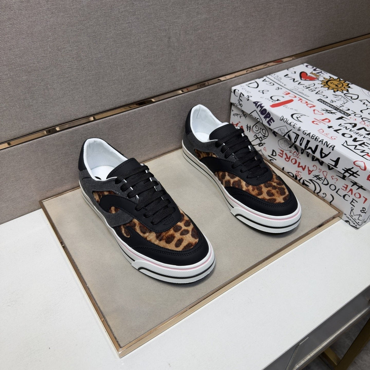 Dolce & Gabbana Men's Low-Top Sneakers — front
