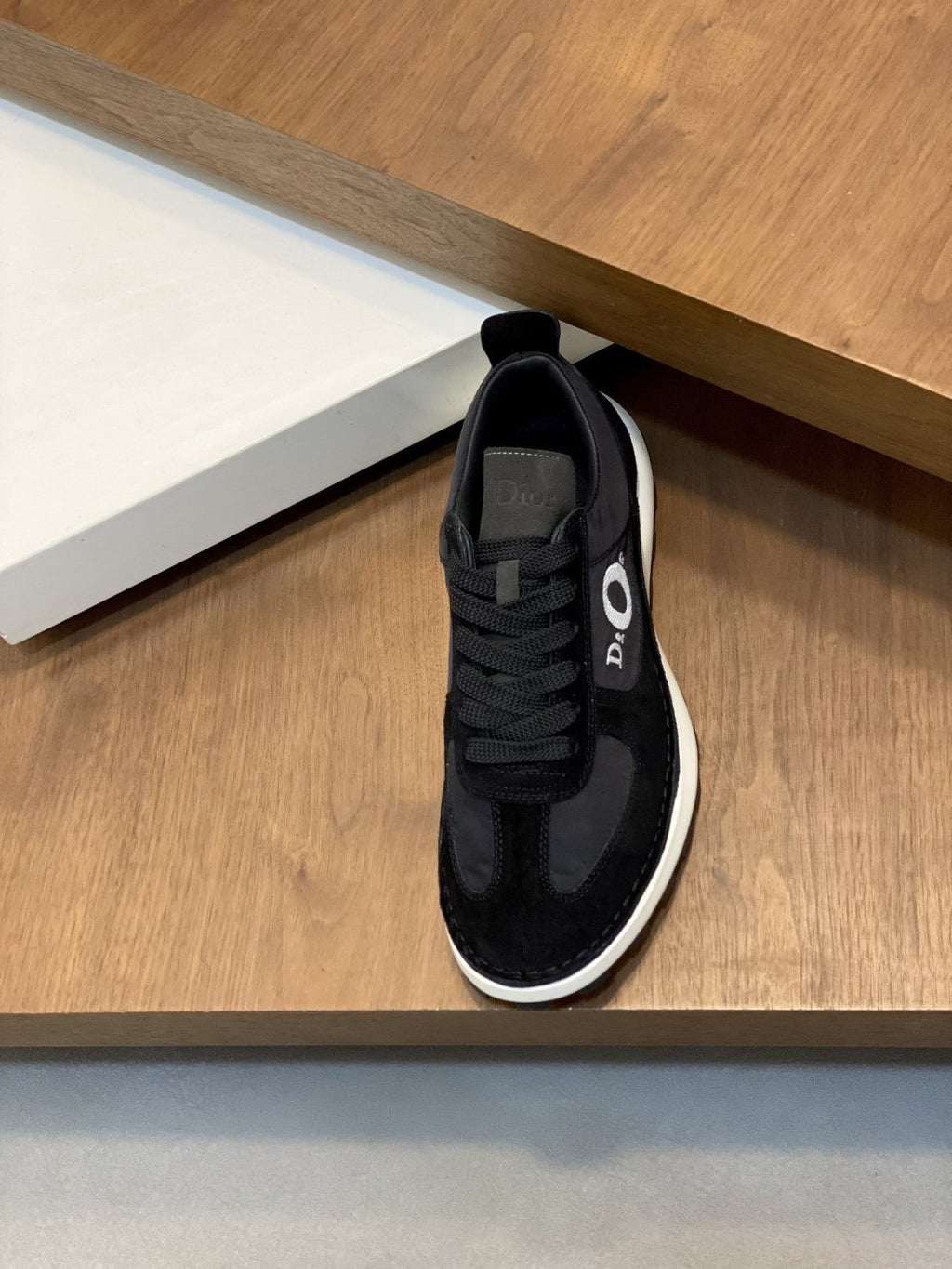 Dior Paneled Low-Top Sneakers — front