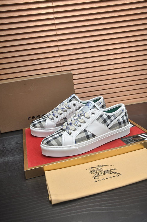 Burberry Check Low-Top Sneakers — hero