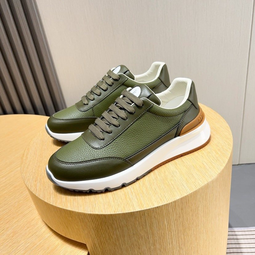 Brunello Cucinelli Low-Top Lace-Up Sneakers — hero