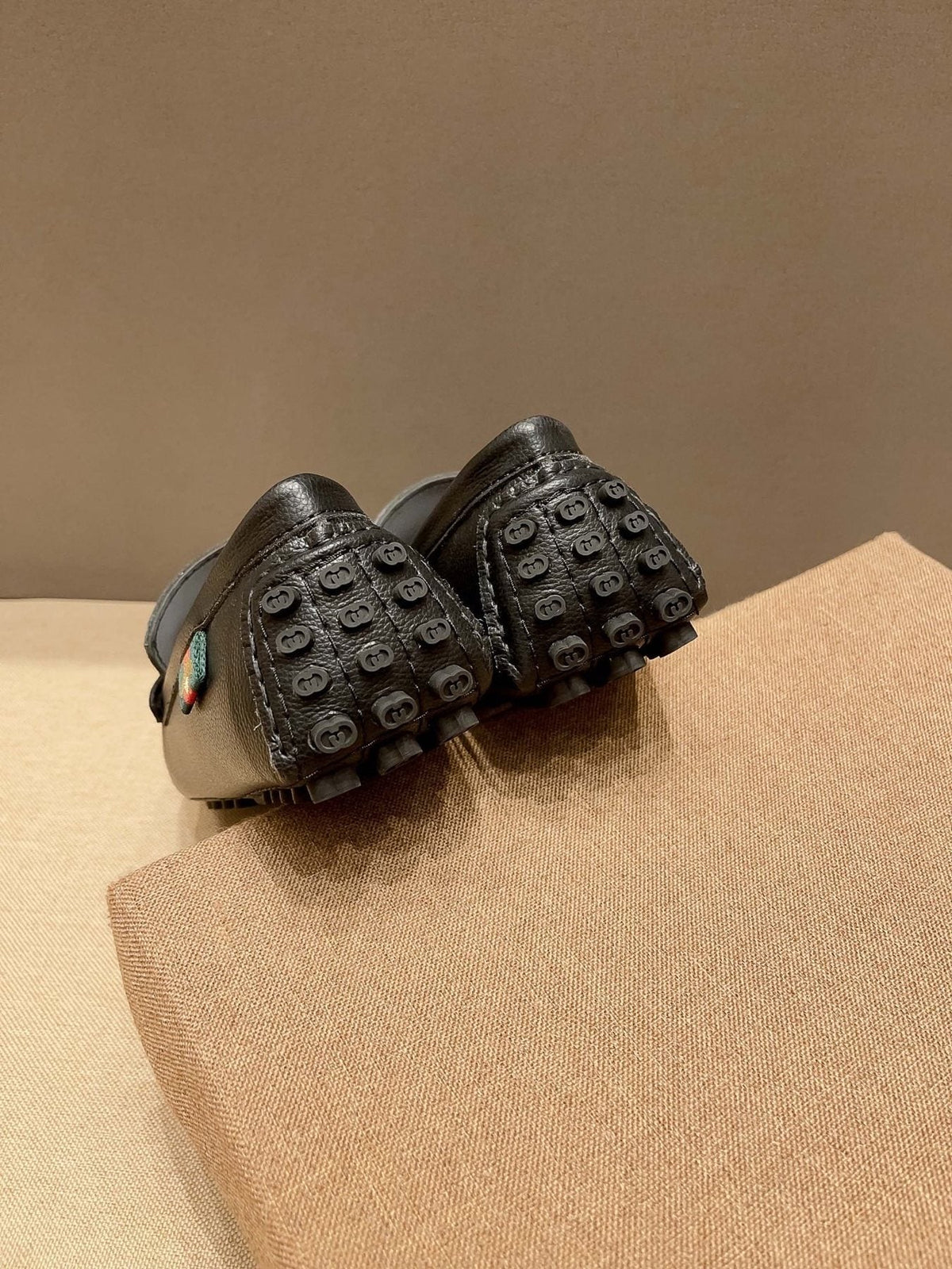 Gucci Web-Accent Driving Loafers — back