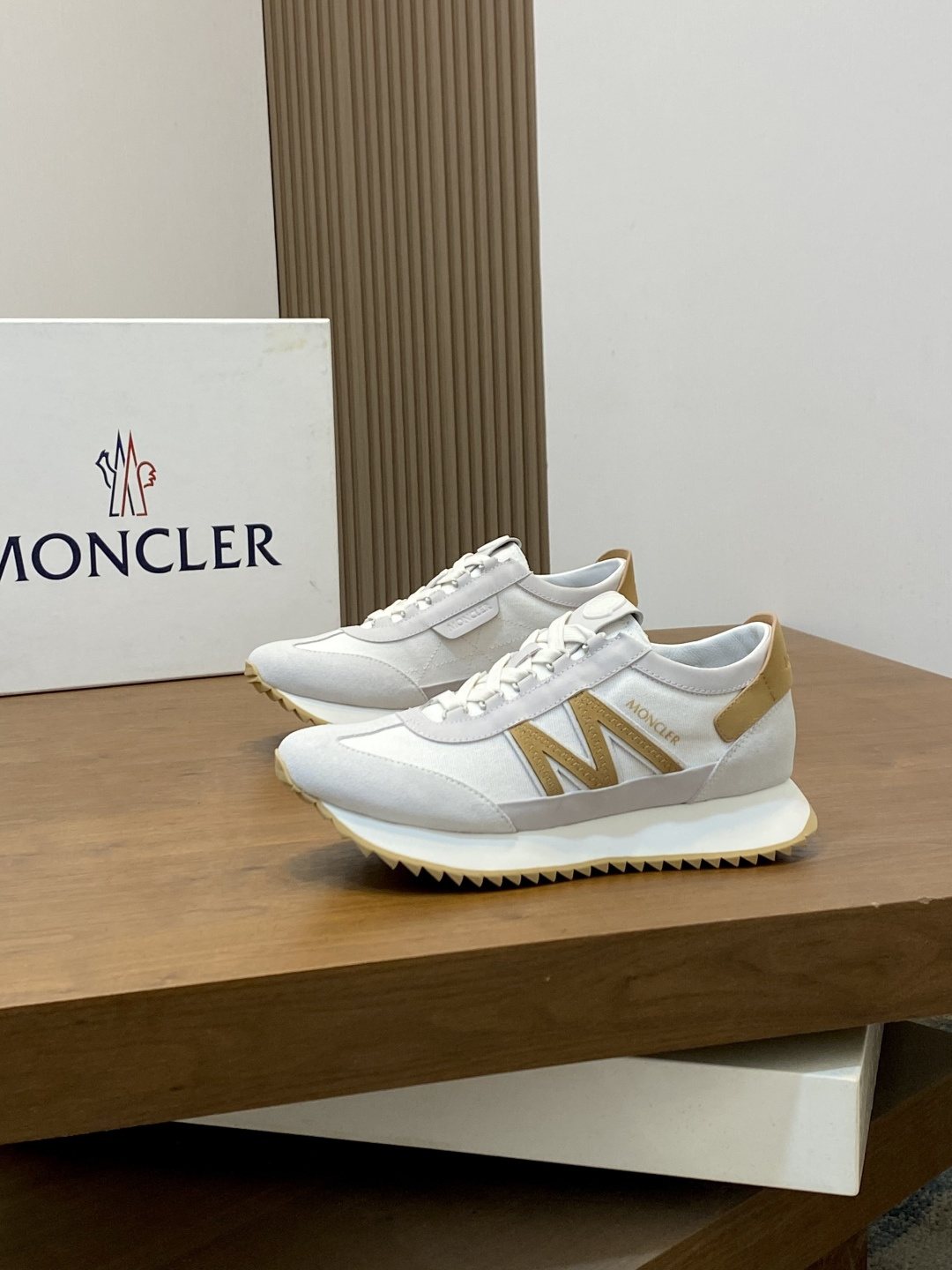 Moncler Men's Low-Top Mesh Sneakers — front