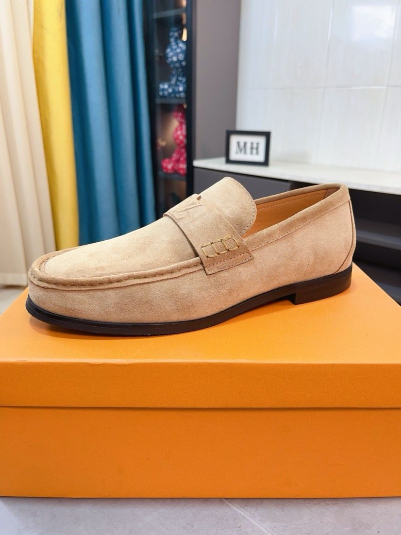 Louis Vuitton Moc-Toe Loafers — front
