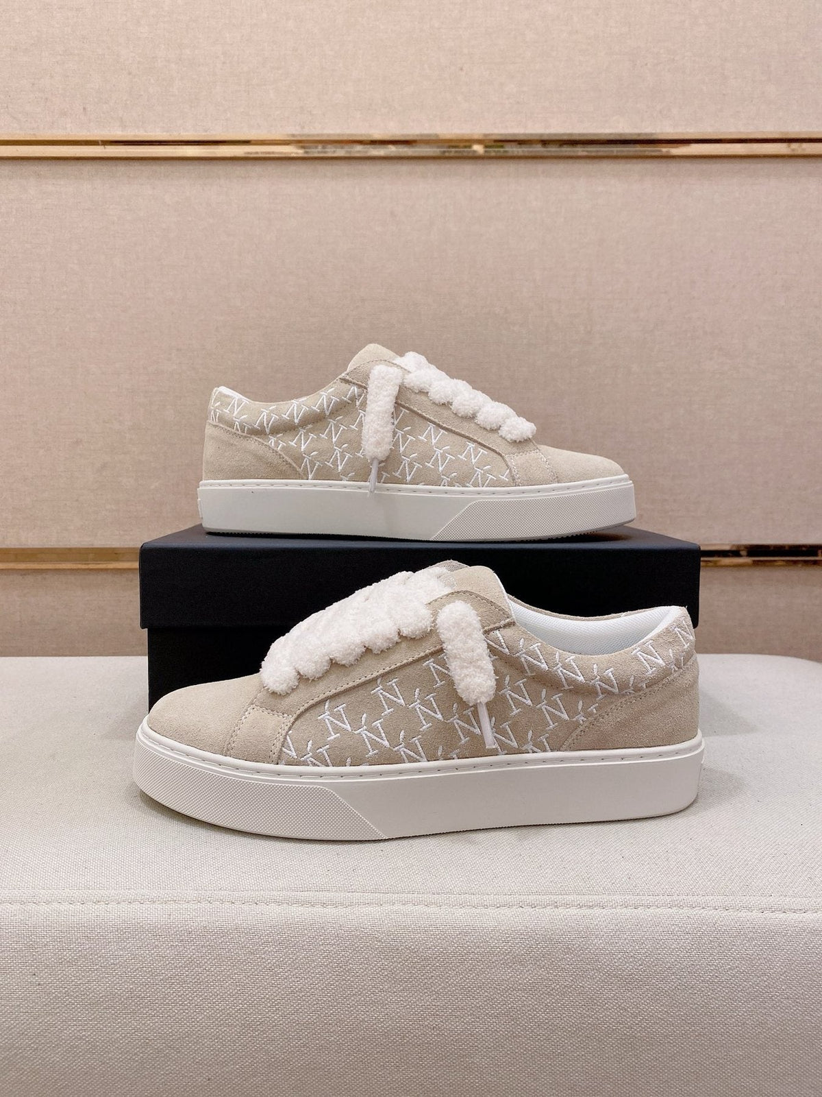 Numeris Suede Low-Top Sneakers — front