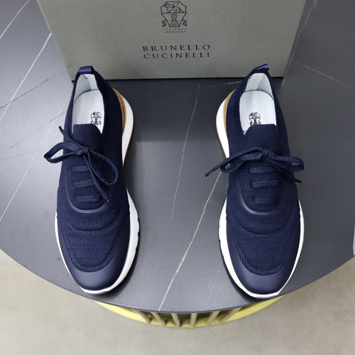Brunello Cucinelli Low-Top Lace-Up Sneakers — front