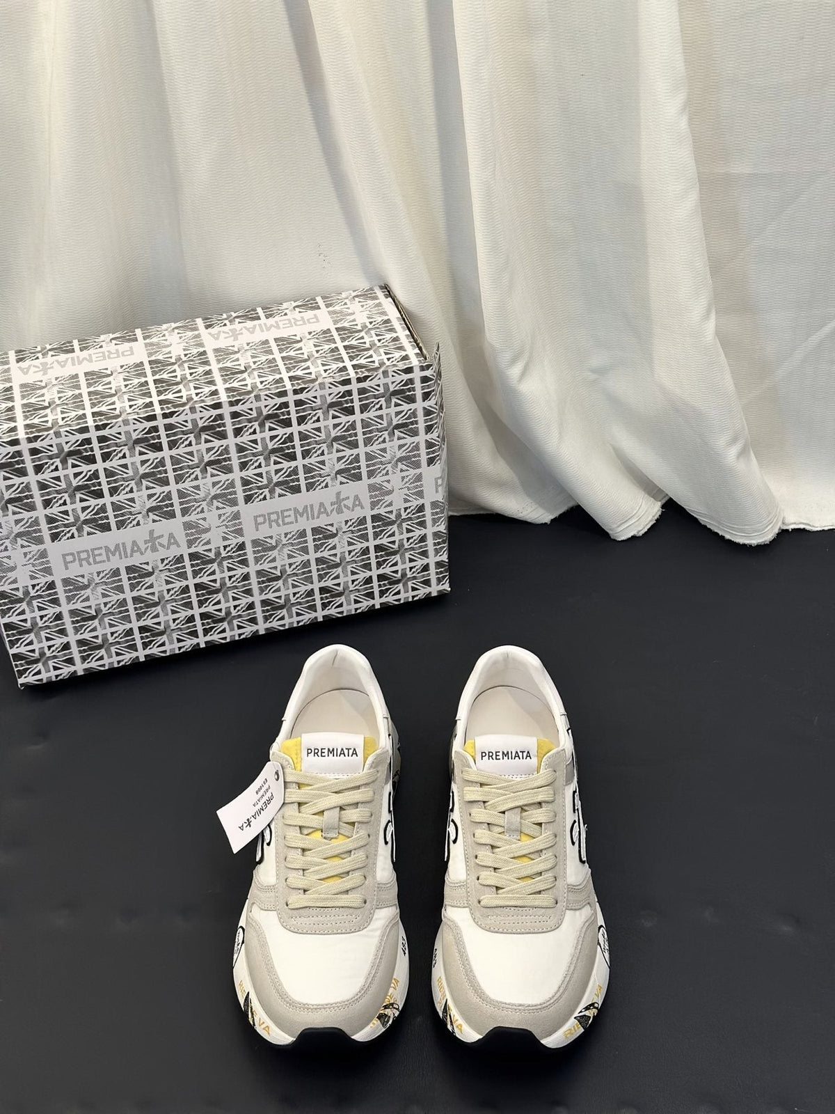 PREMIATA Layered Low-Top Sneakers — front