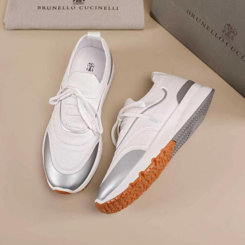Brunello Cucinelli Panel Low-Top Sneakers — front