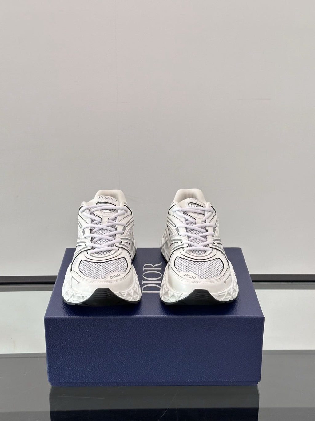 Dior B35 Black Turquoise Sneakers — back