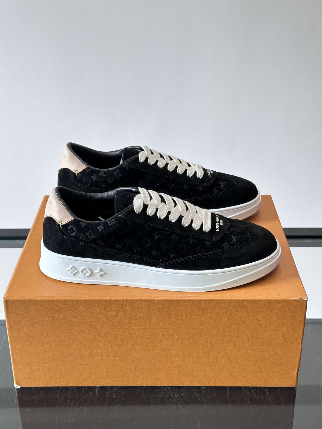 Louis Vuitton Flash Monogram Low-Top Sneakers — front