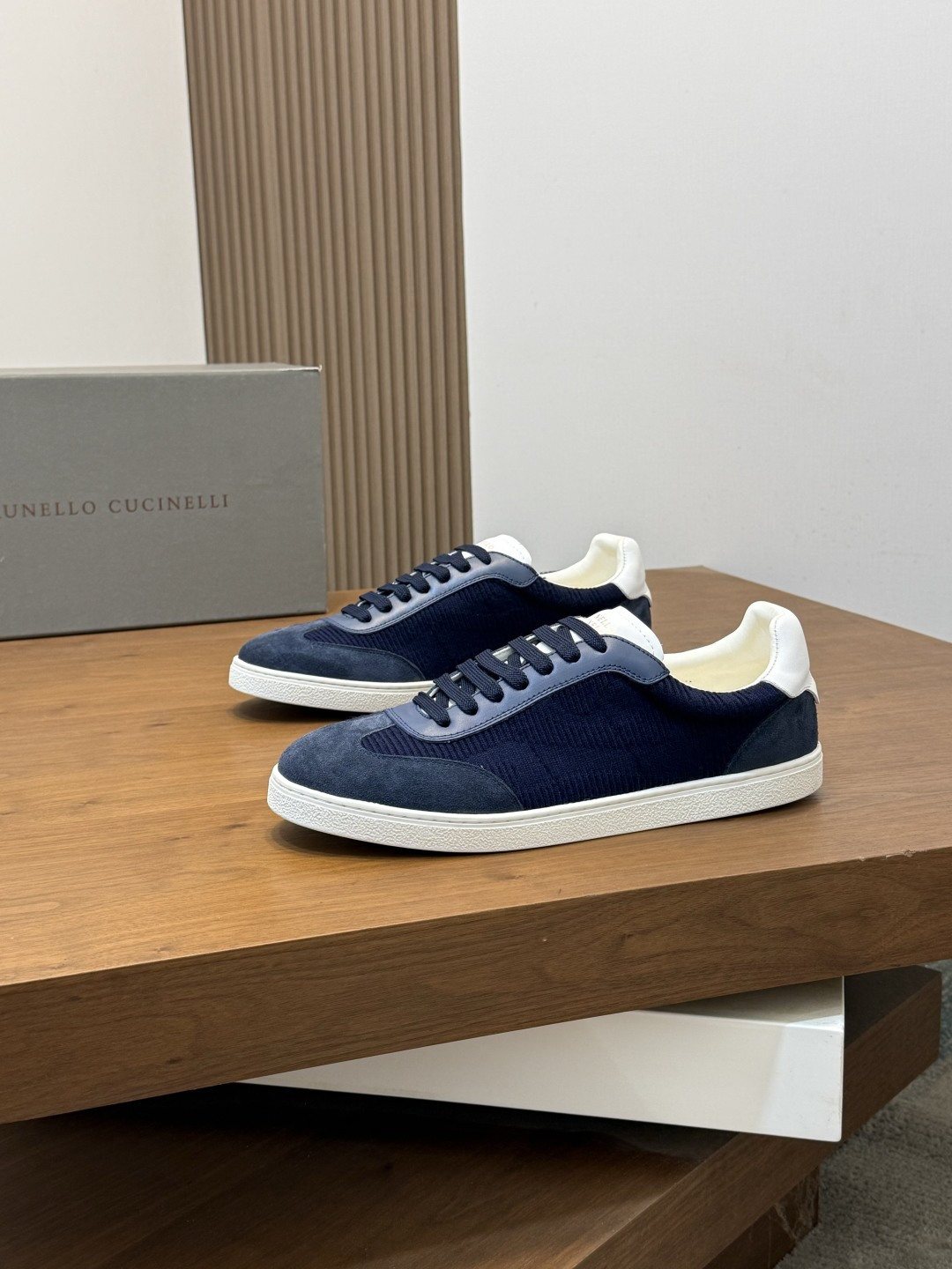 Brunello Cucinelli Low-Top Suede Sneakers — front