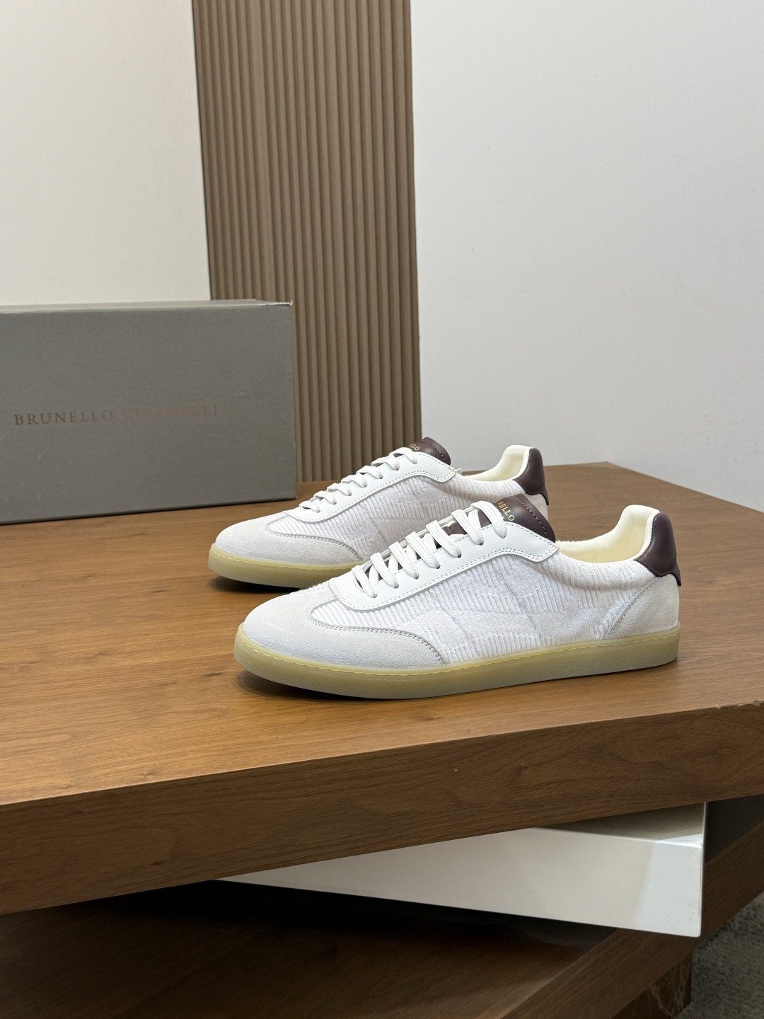 Brunello Cucinelli Low-Top Suede Sneakers — front