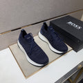 HUGO BOSS Men's Knit Lace-Up Sneakers — hero